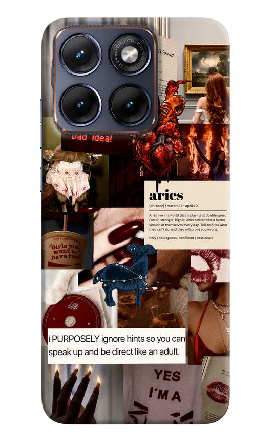 Zodiac Aries Moto Edge 70 Fusion Back Cover Hard Case - Hello Swanky