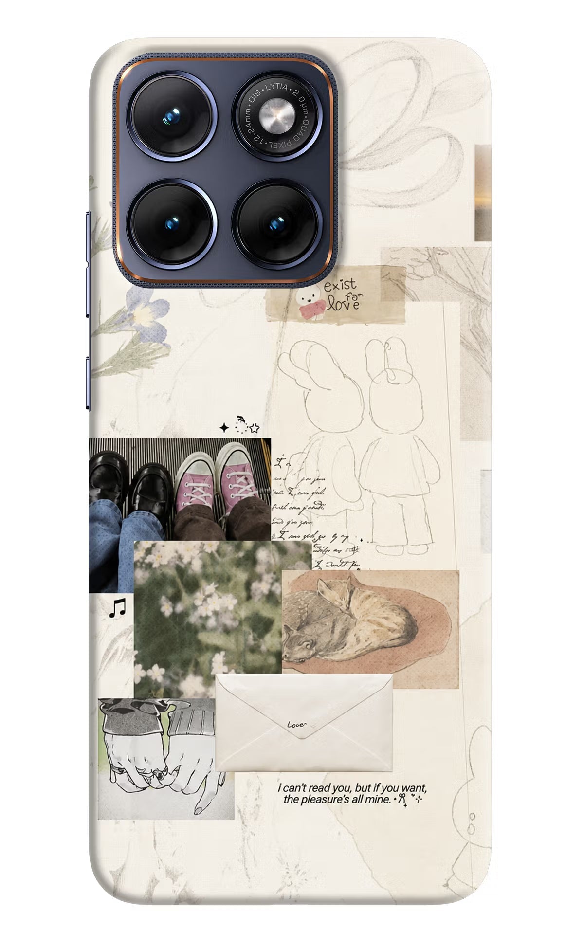 Soft Aesthetic Moto Edge 70 Fusion Back Cover Hard Case - Hello Swanky