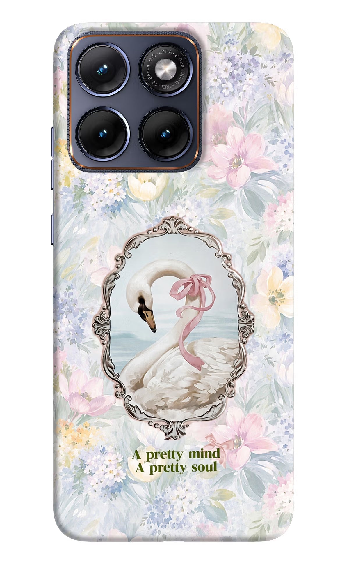 Pretty Mind Pretty Soul Moto Edge 70 Fusion Back Cover Hard Case - Hello Swanky