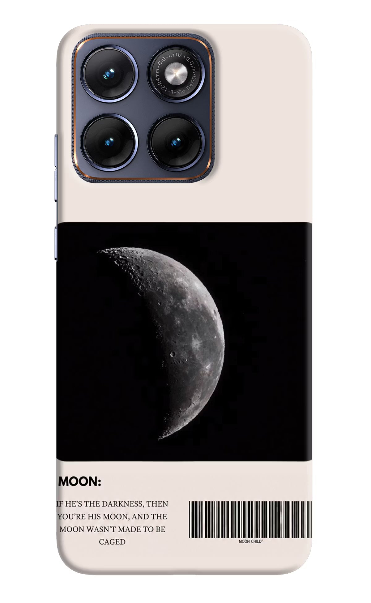 Moon Phase Moto Edge 70 Fusion Back Cover Hard Case - Hello Swanky