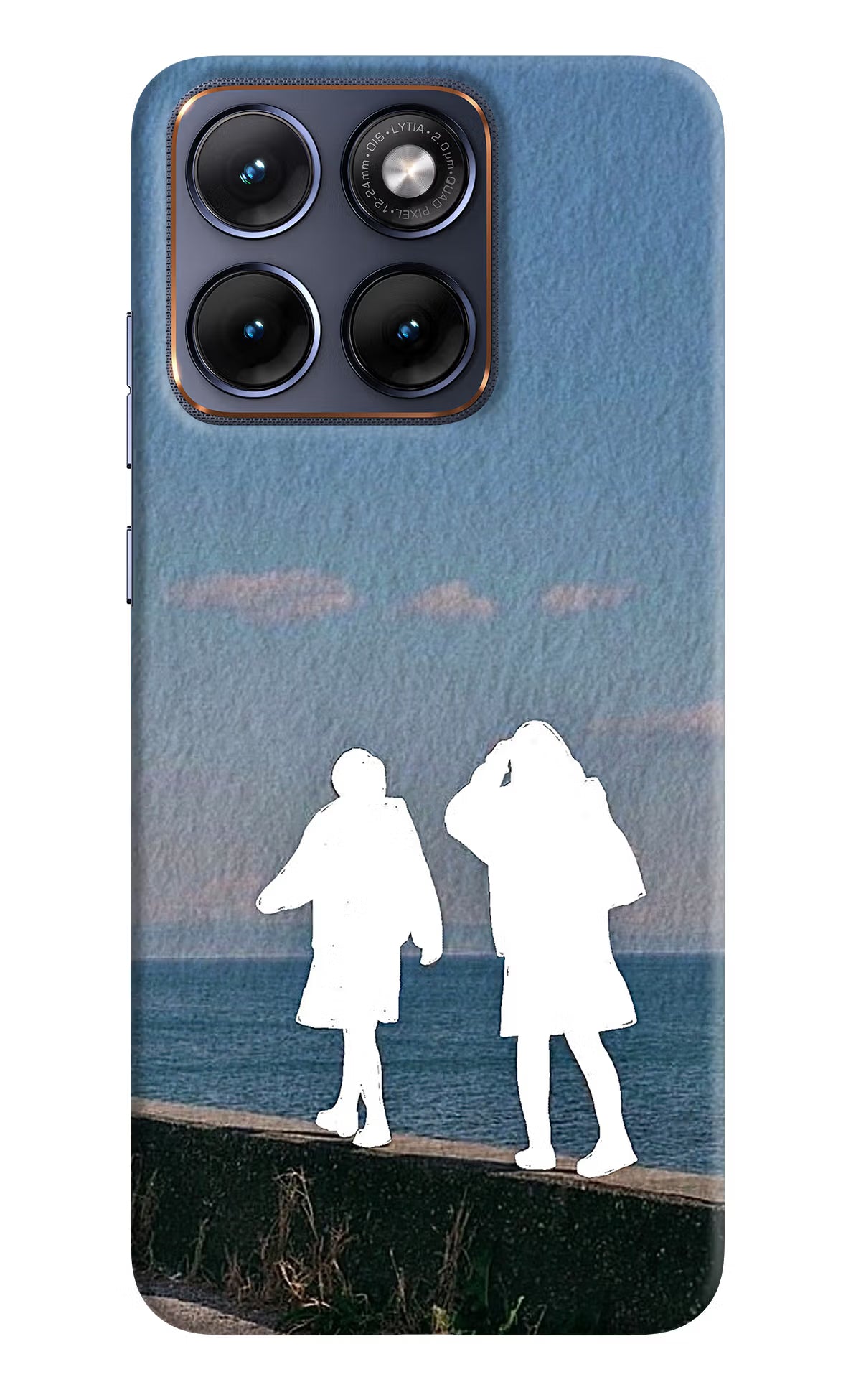 Coastal Dream Moto Edge 70 Fusion Back Cover Hard Case - Hello Swanky