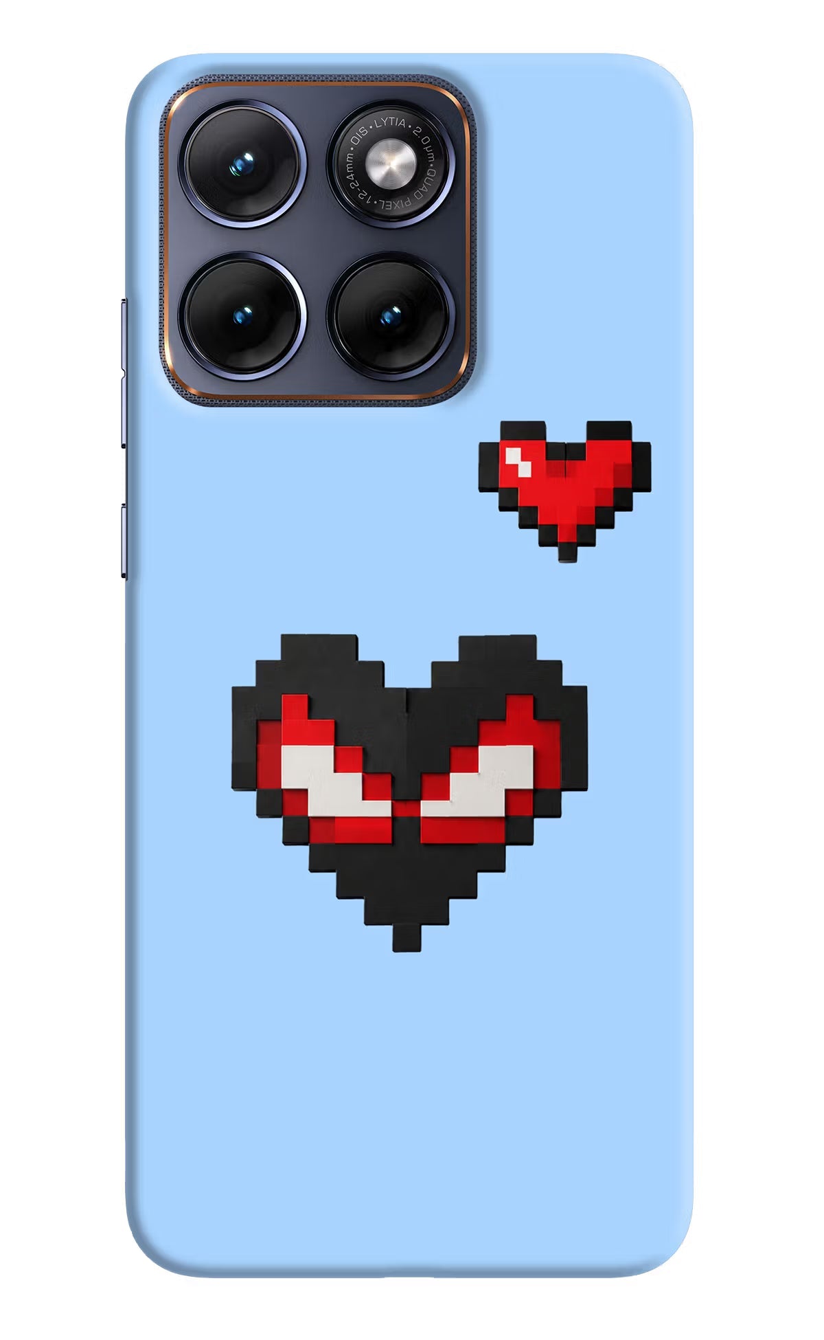 Peter Heart Moto Edge 70 Fusion Back Cover Hard Case - Hello Swanky