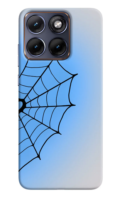 Blue Web Moto Edge 70 Fusion Back Cover Hard Case - Hello Swanky