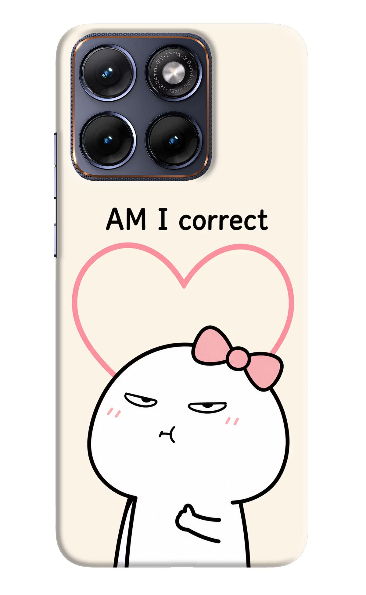 Always Right Moto Edge 70 Fusion Back Cover Hard Case - Hello Swanky