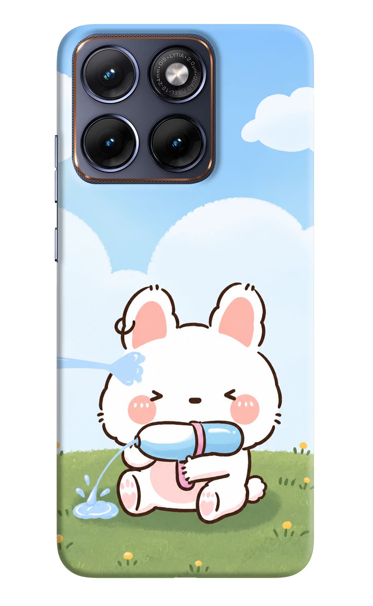 Bunny Treat Moto Edge 70 Fusion Back Cover Hard Case - Hello Swanky
