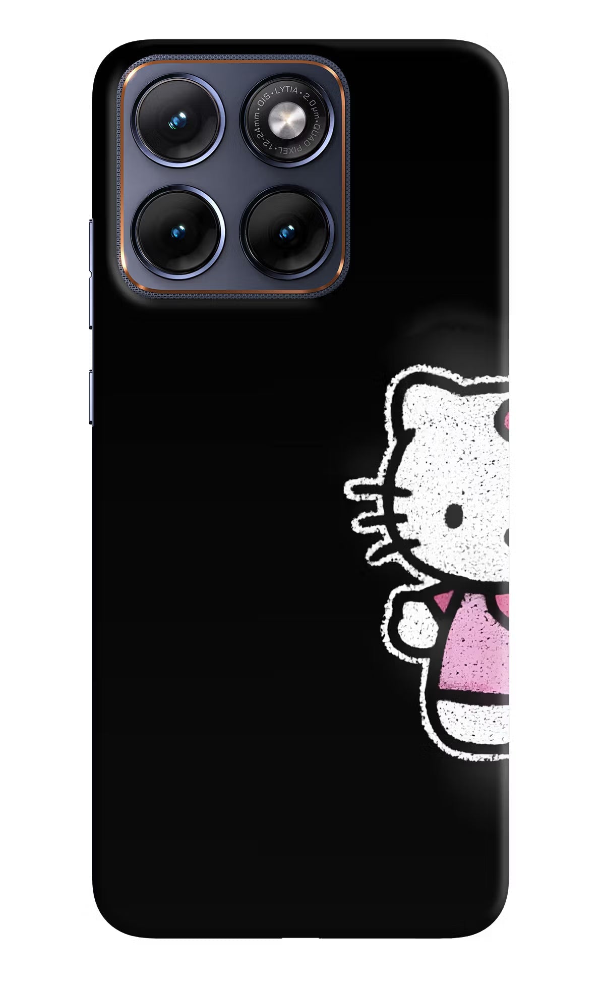 Kitty Charm Moto Edge 70 Fusion Back Cover Hard Case - Hello Swanky