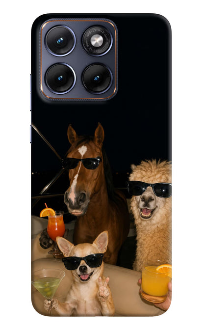 Party Squad Moto Edge 70 Fusion Back Cover Hard Case - Hello Swanky
