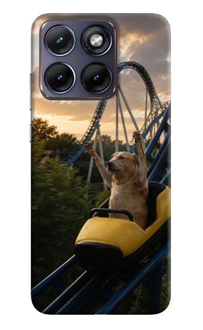 Rollercoaster Dog Moto Edge 70 Fusion Back Cover Hard Case - Hello Swanky