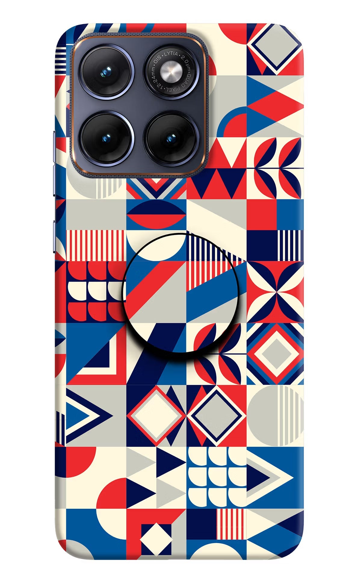 Colorful Pattern Moto Edge 70 Fusion Pop Case - Hello Swanky
