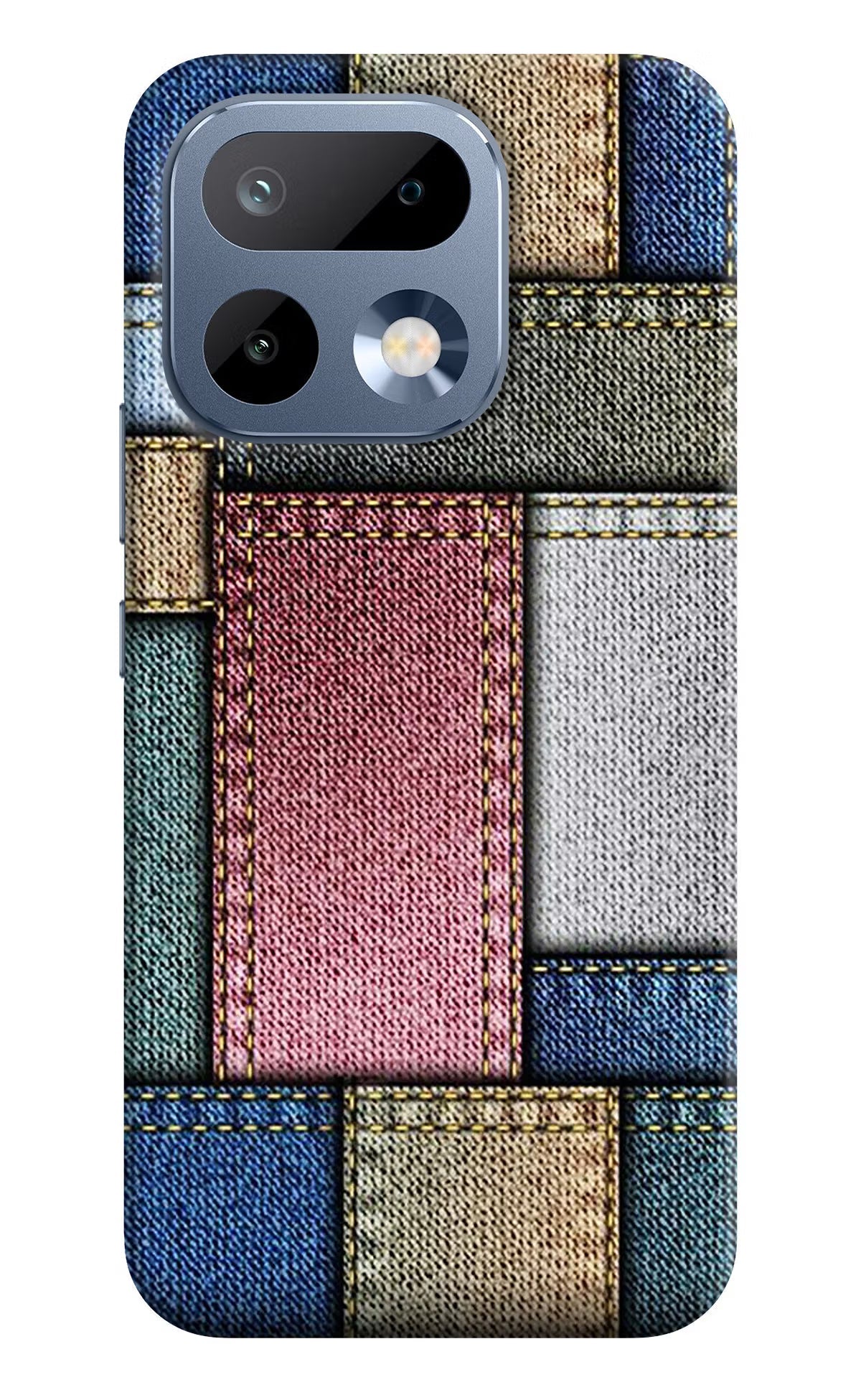 Multicolor Jeans Realme 16 Pro 5G Back Cover Hard Case - Hello Swanky