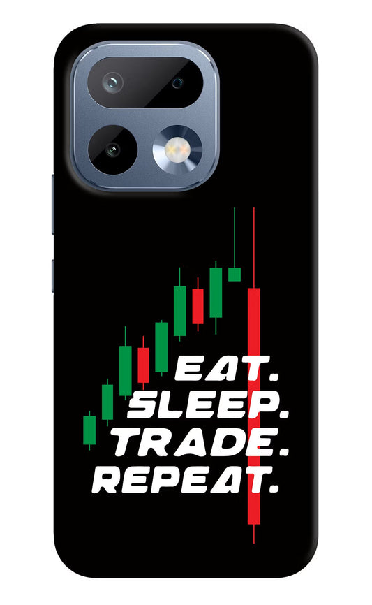 Eat Sleep Trade Repeat Realme 16 Pro 5G Back Cover Hard Case - Hello Swanky