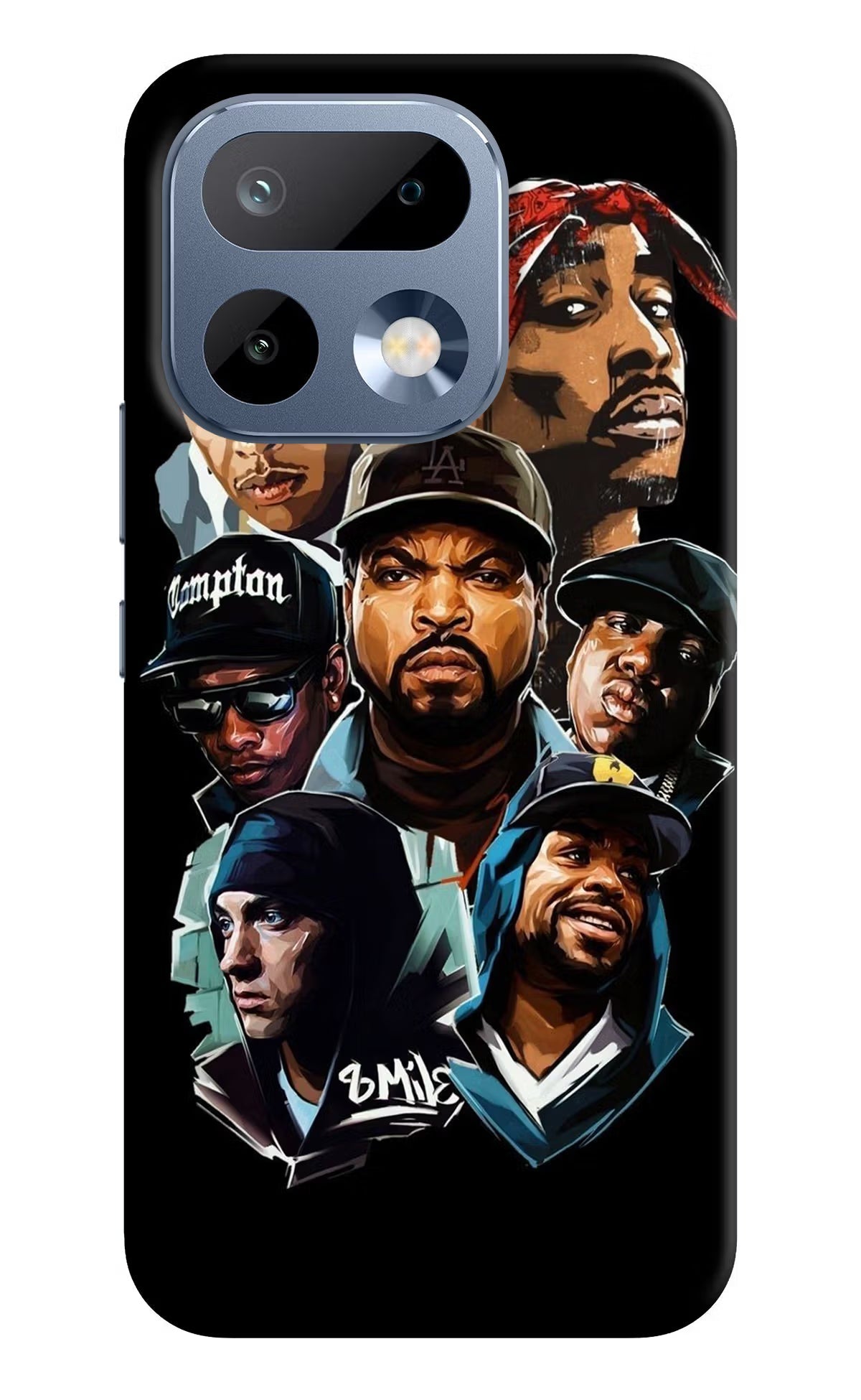 Rappers Realme 16 Pro 5G Back Cover Hard Case - Hello Swanky