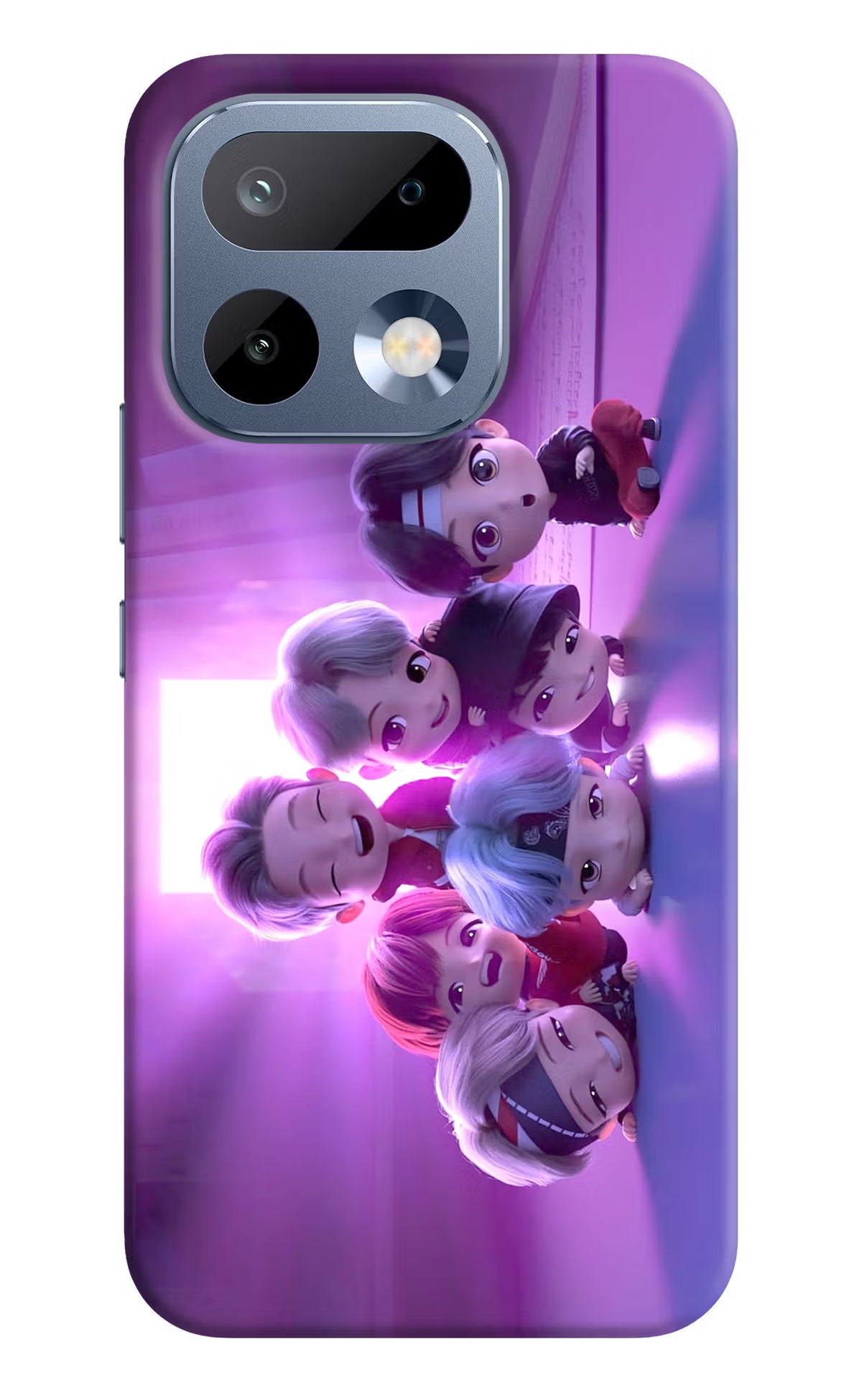 BTS Chibi Realme 16 Pro 5G Back Cover Hard Case - Hello Swanky