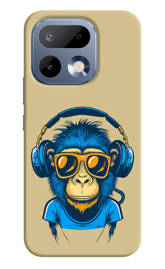 Monkey Headphone Realme 16 Pro 5G Back Cover Hard Case - Hello Swanky