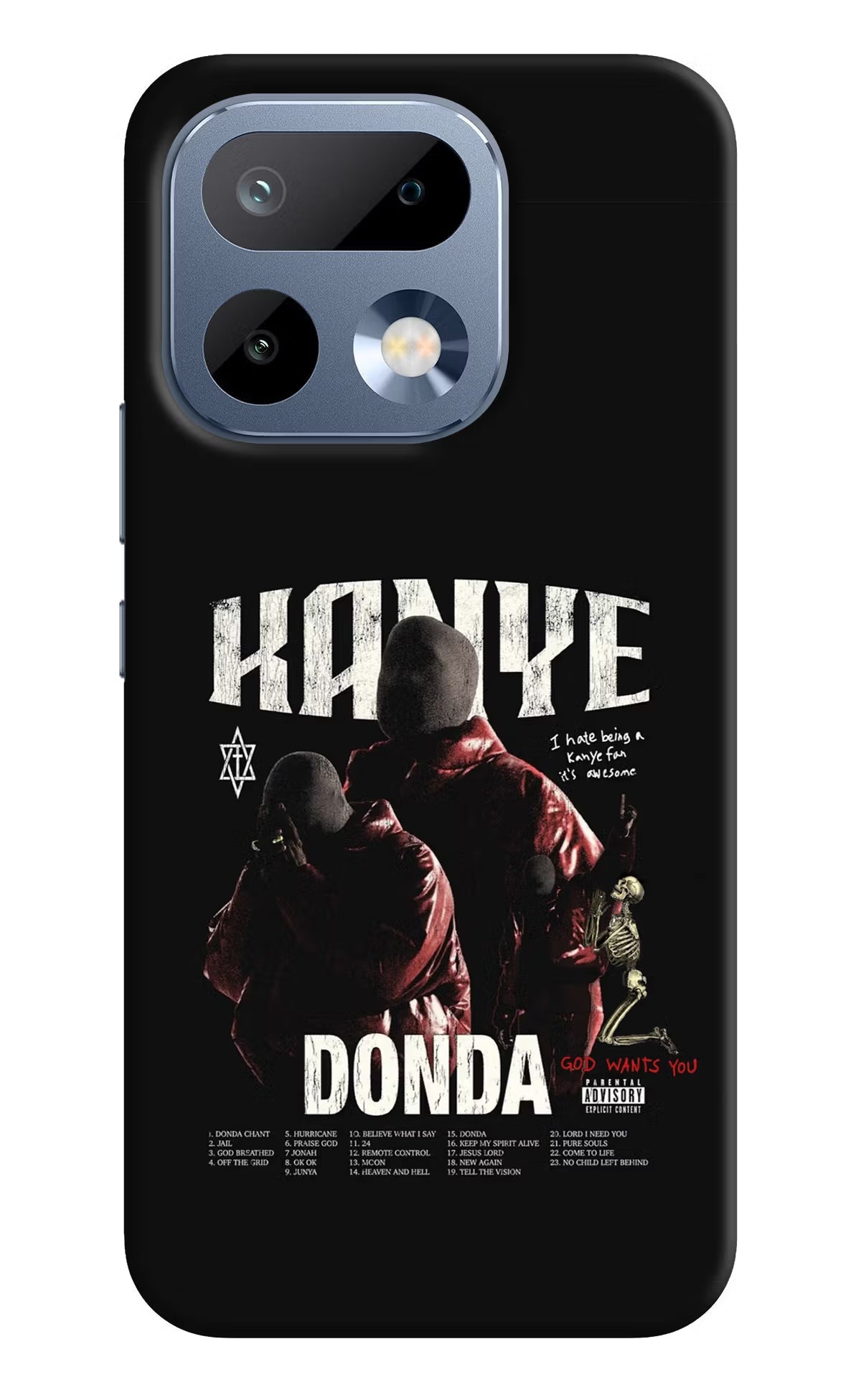 Donda Kanye West Realme 16 Pro 5G Back Cover Hard Case - Hello Swanky