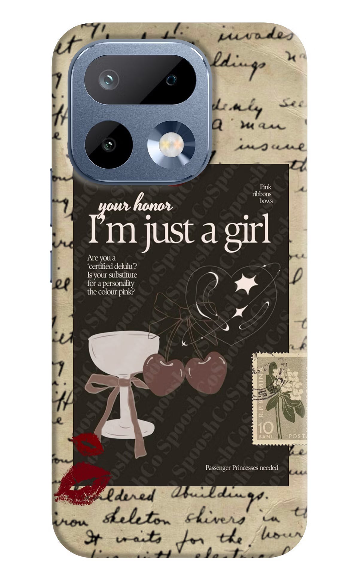 I Am Just a Girl Realme 16 Pro 5G Back Cover Hard Case - Hello Swanky