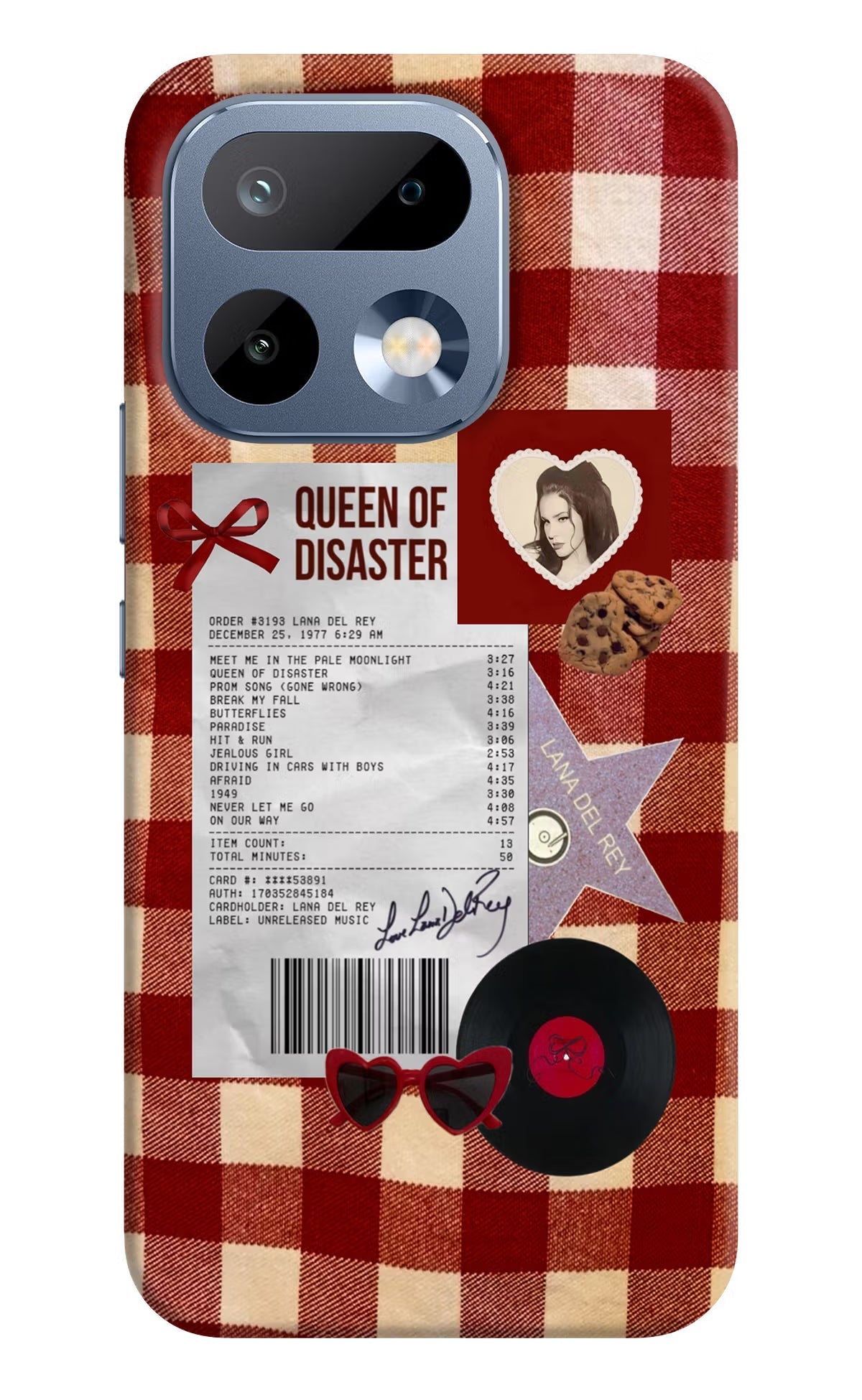 Queen of Disaster Realme 16 Pro 5G Back Cover Hard Case - Hello Swanky