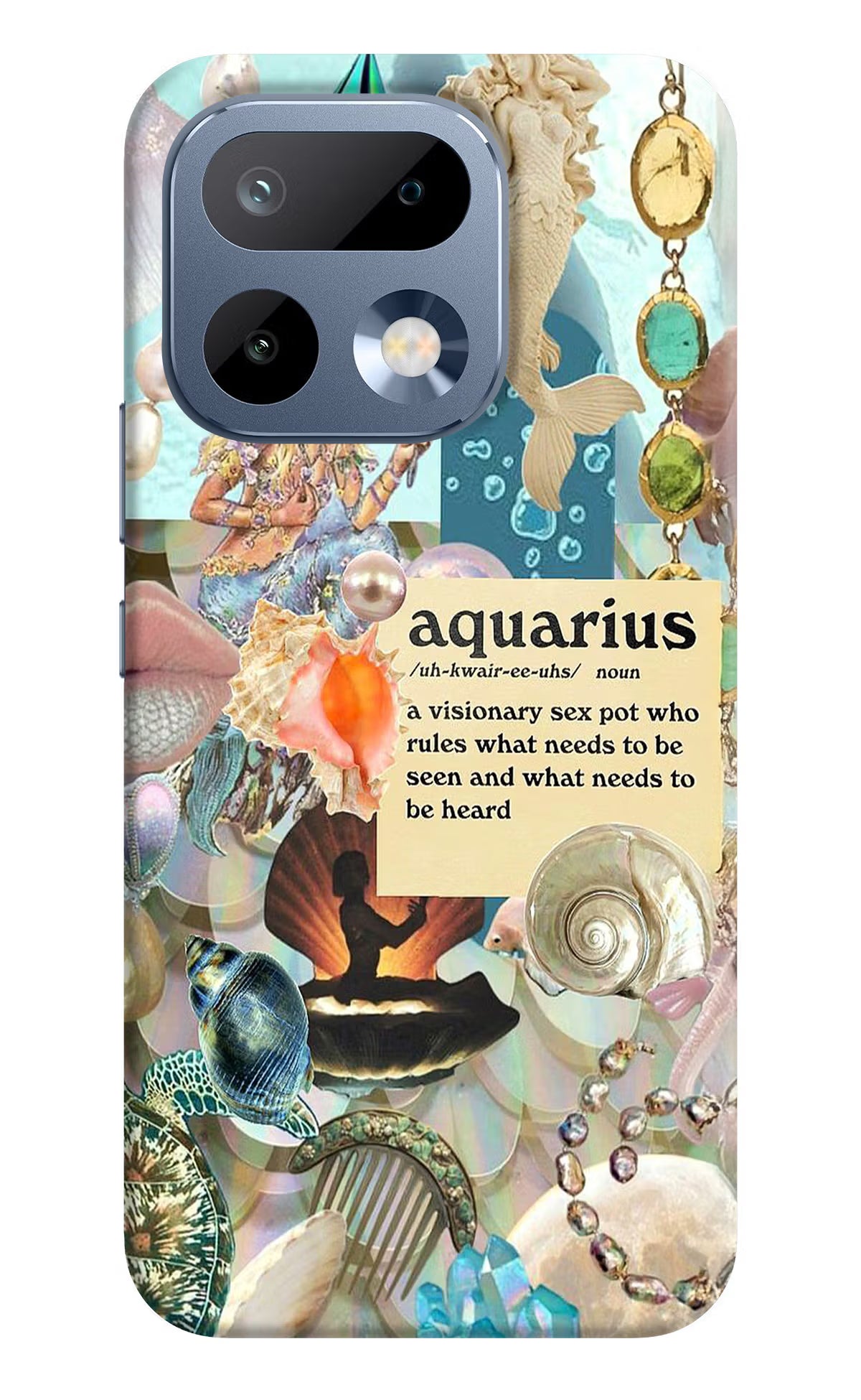 Aquarius Zodiac Realme 16 Pro 5G Back Cover Hard Case - Hello Swanky
