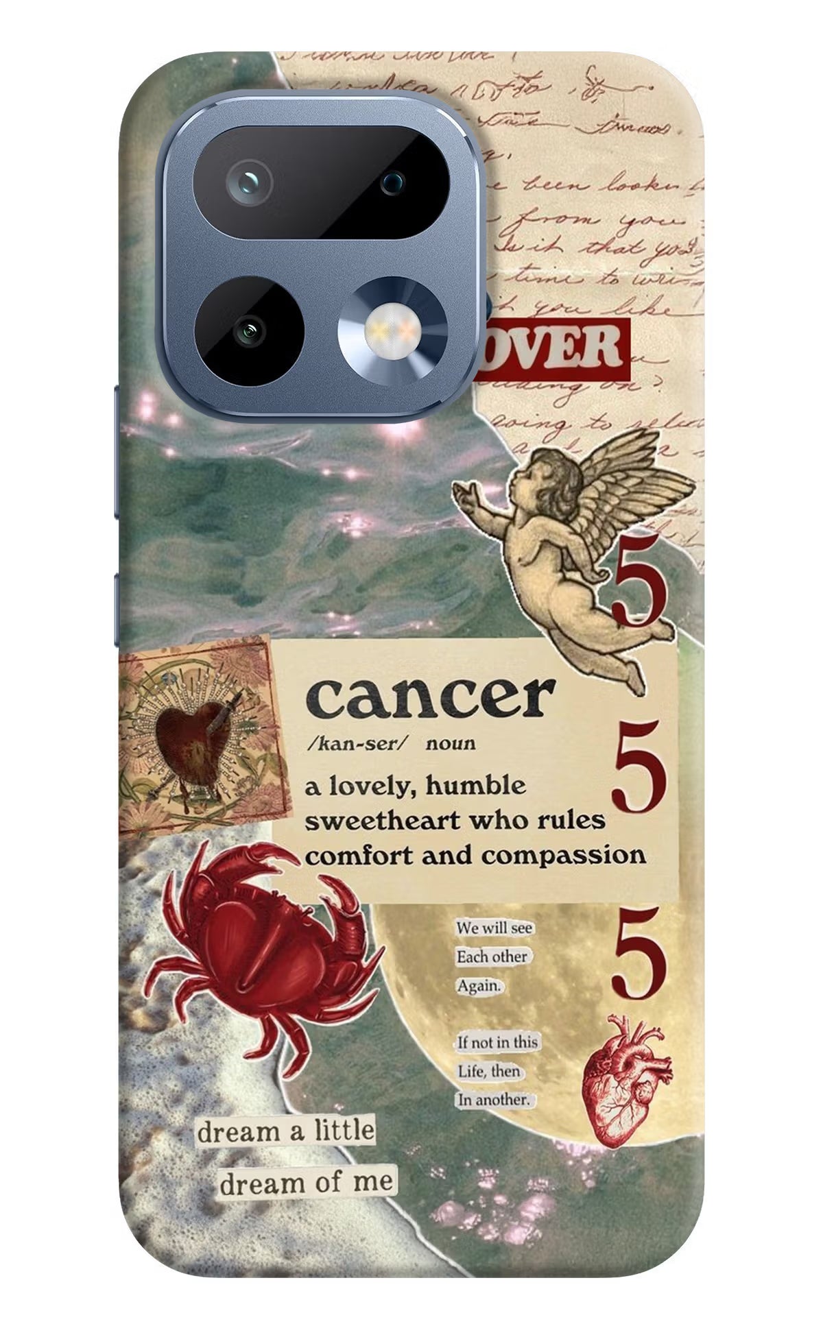 Cancer Zodiac Realme 16 Pro 5G Back Cover Hard Case - Hello Swanky