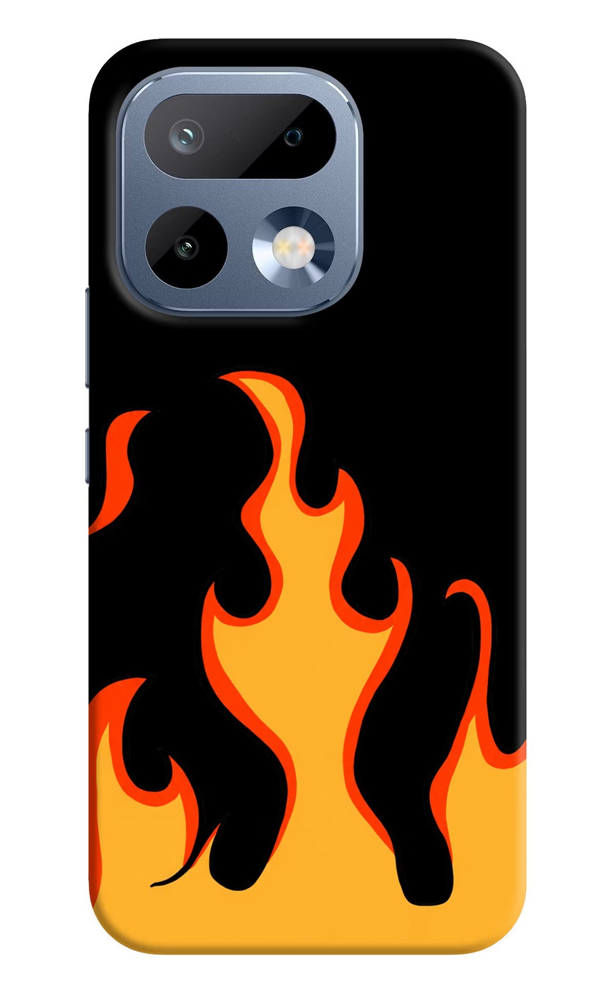 Fired Up - Black Realme 16 Pro 5G Back Cover Hard Case - Hello Swanky