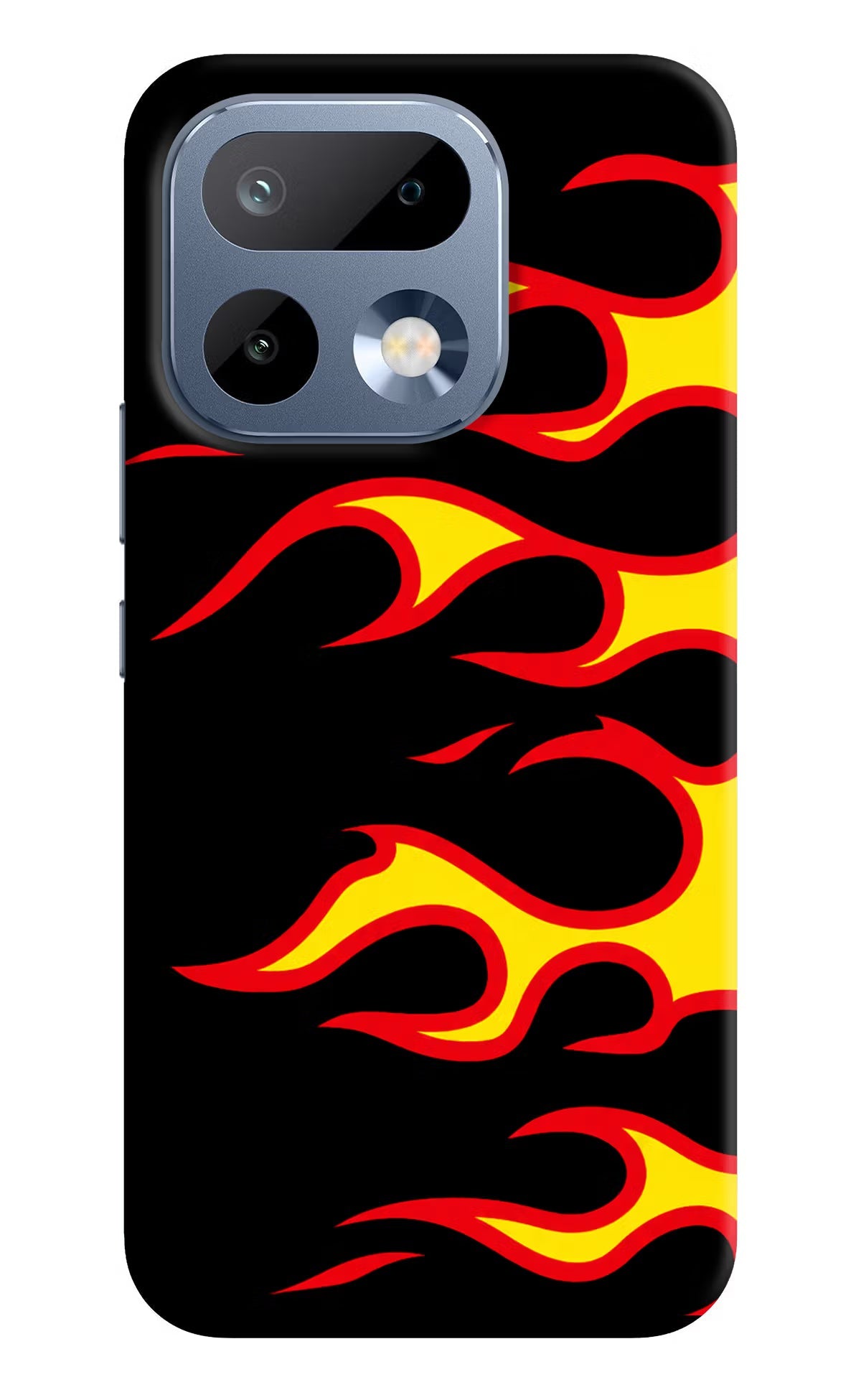 Side Sweep Flames Realme 16 Pro 5G Back Cover Hard Case - Hello Swanky