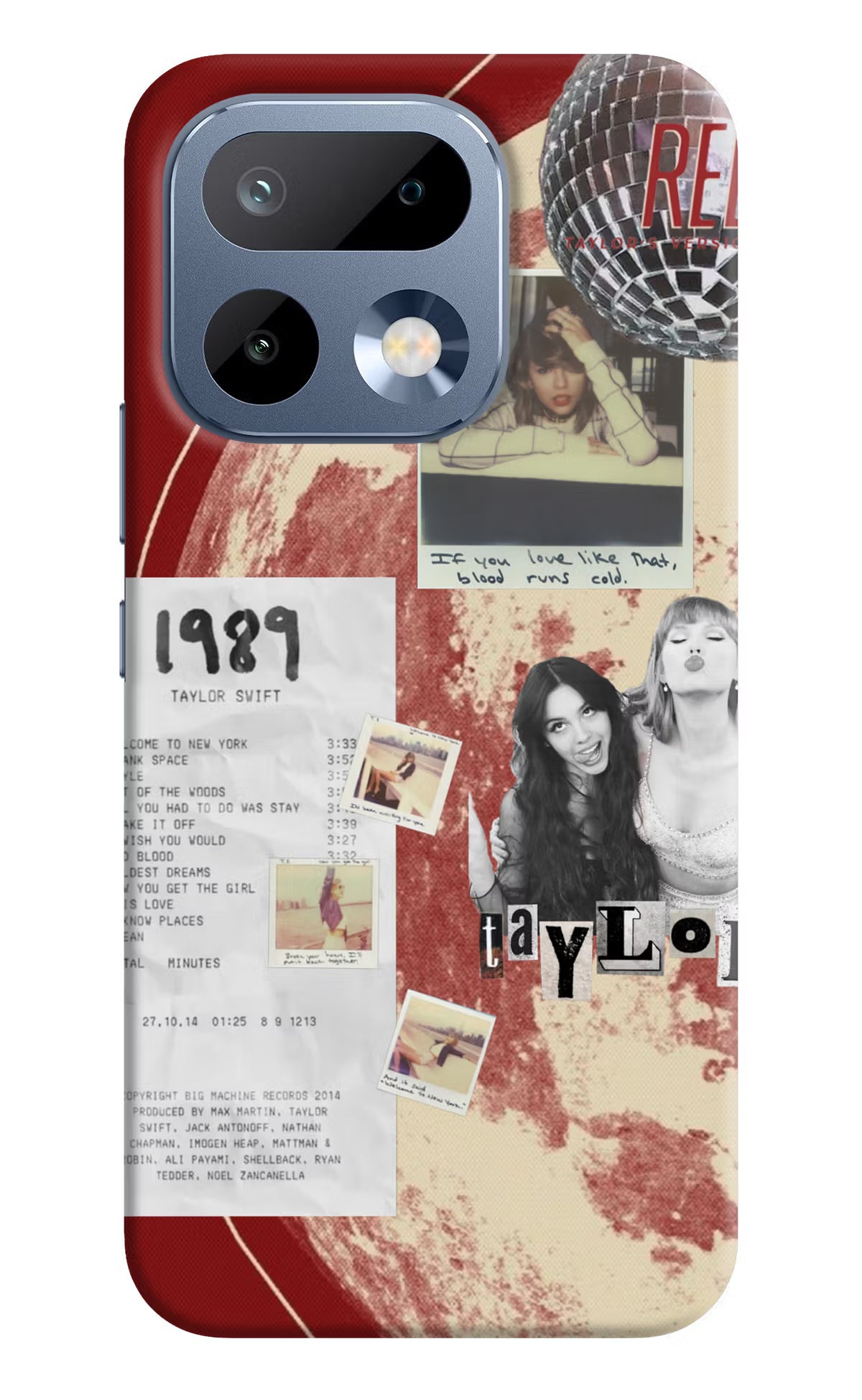 Taylor Swift Realme 16 Pro 5G Back Cover Hard Case - Hello Swanky