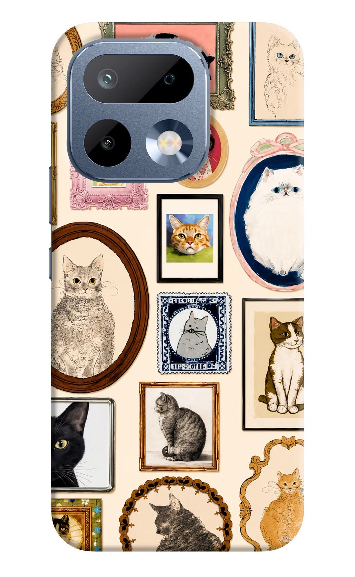 Mirror Cats Realme 16 Pro 5G Back Cover Hard Case - Hello Swanky