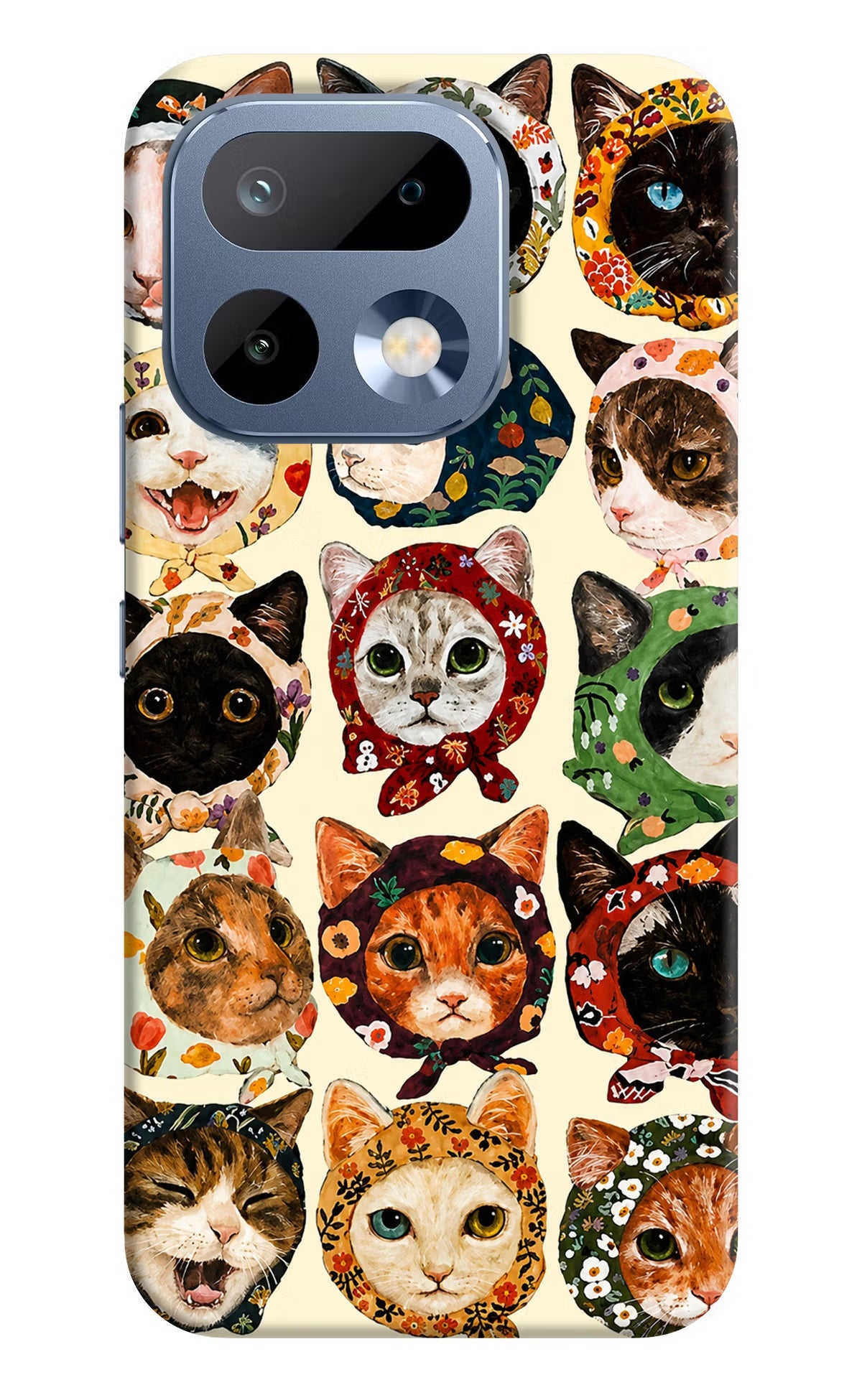 Cool Cat Realme 16 Pro 5G Back Cover Hard Case - Hello Swanky