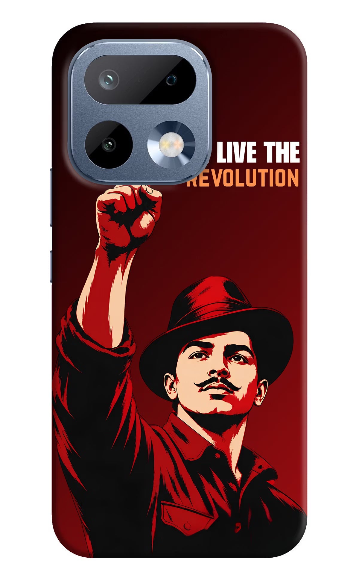Bhagat Singh Revolution Realme 16 Pro 5G Back Cover Hard Case - Hello Swanky