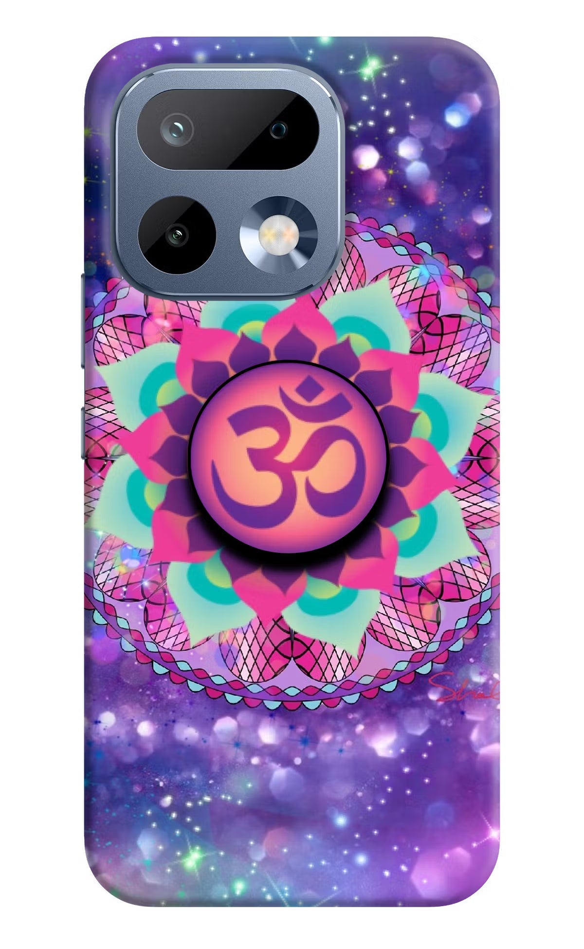 Om Purple Realme 16 Pro 5G Pop Case - Hello Swanky