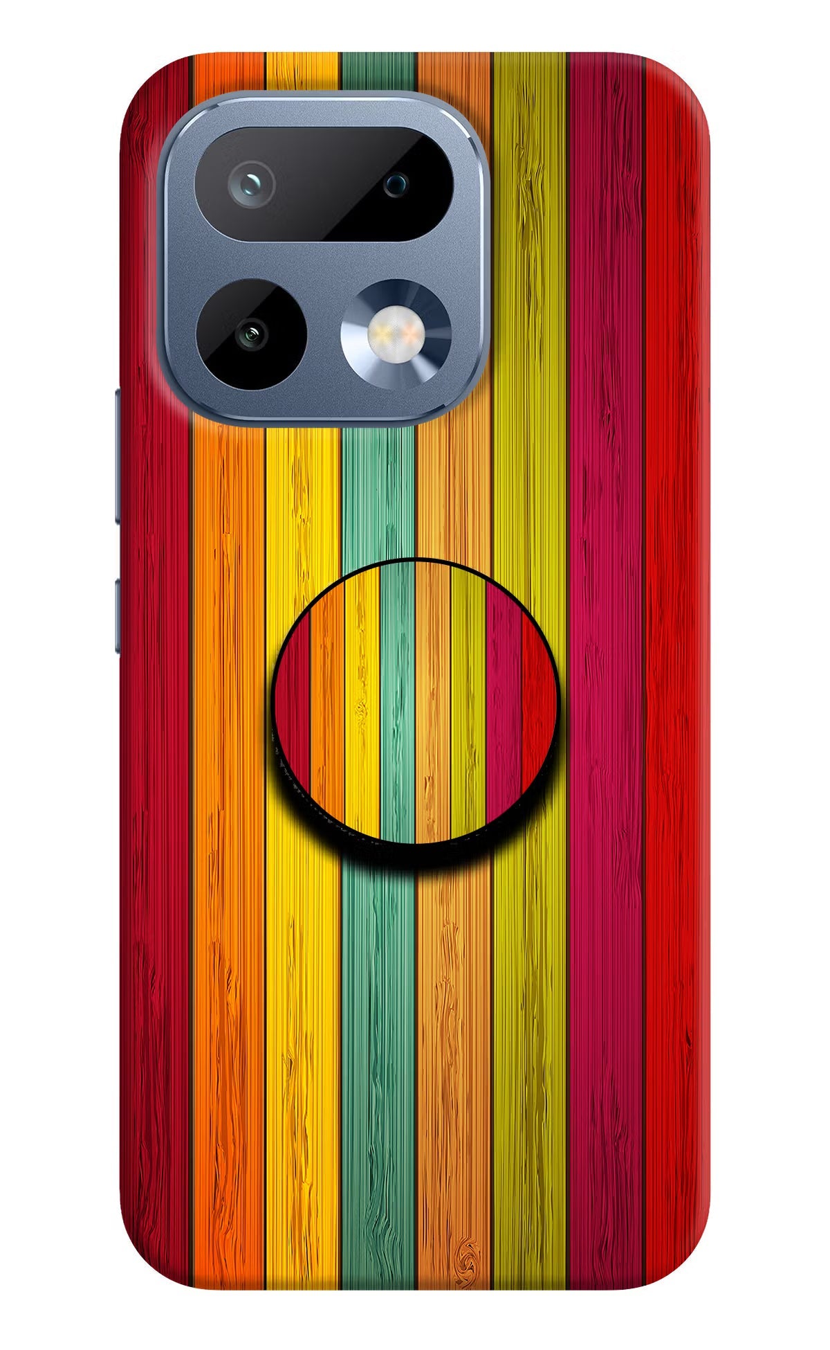 Multicolor Wooden Realme 16 Pro 5G Pop Case - Hello Swanky