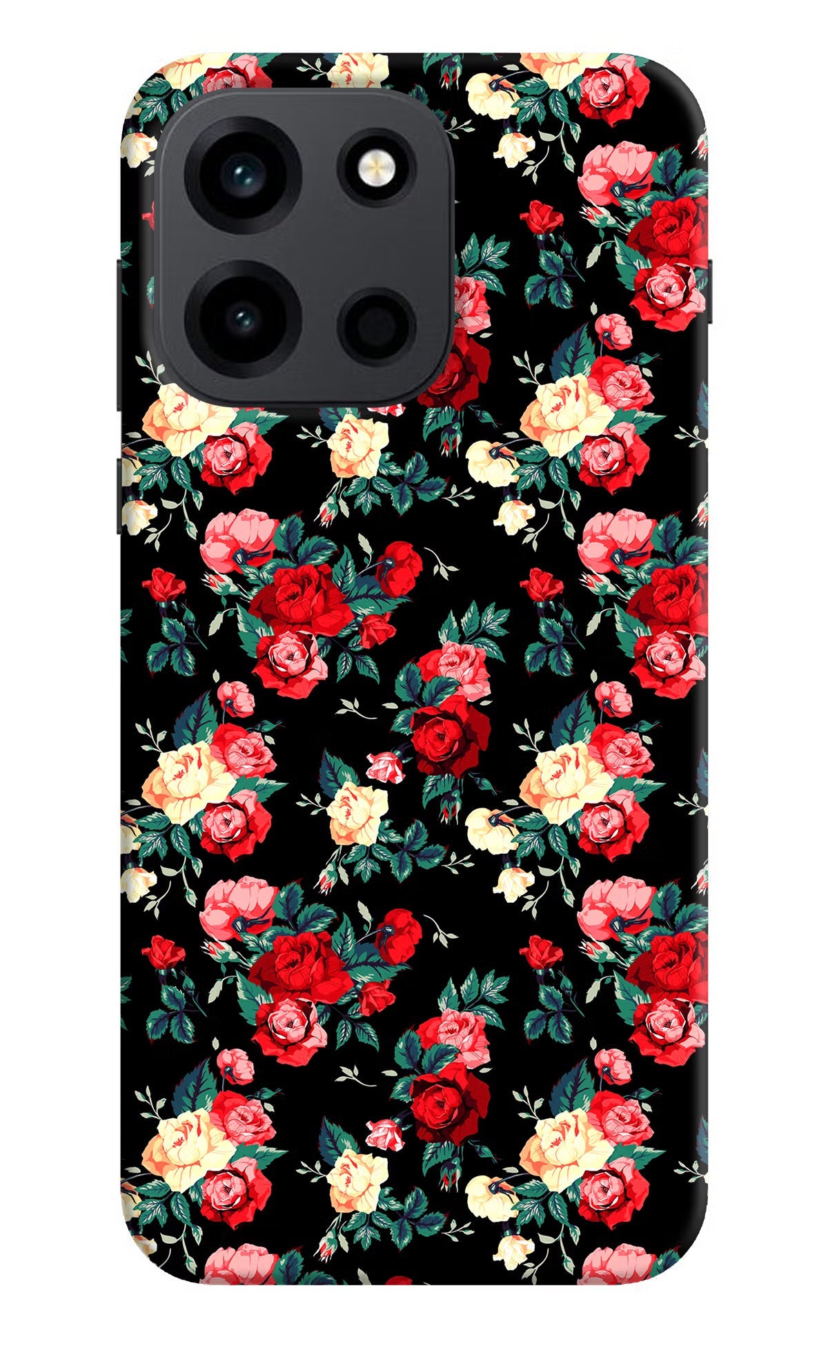 Rose Pattern OnePlus Nord 6 Back Cover Hard Case - Hello Swanky