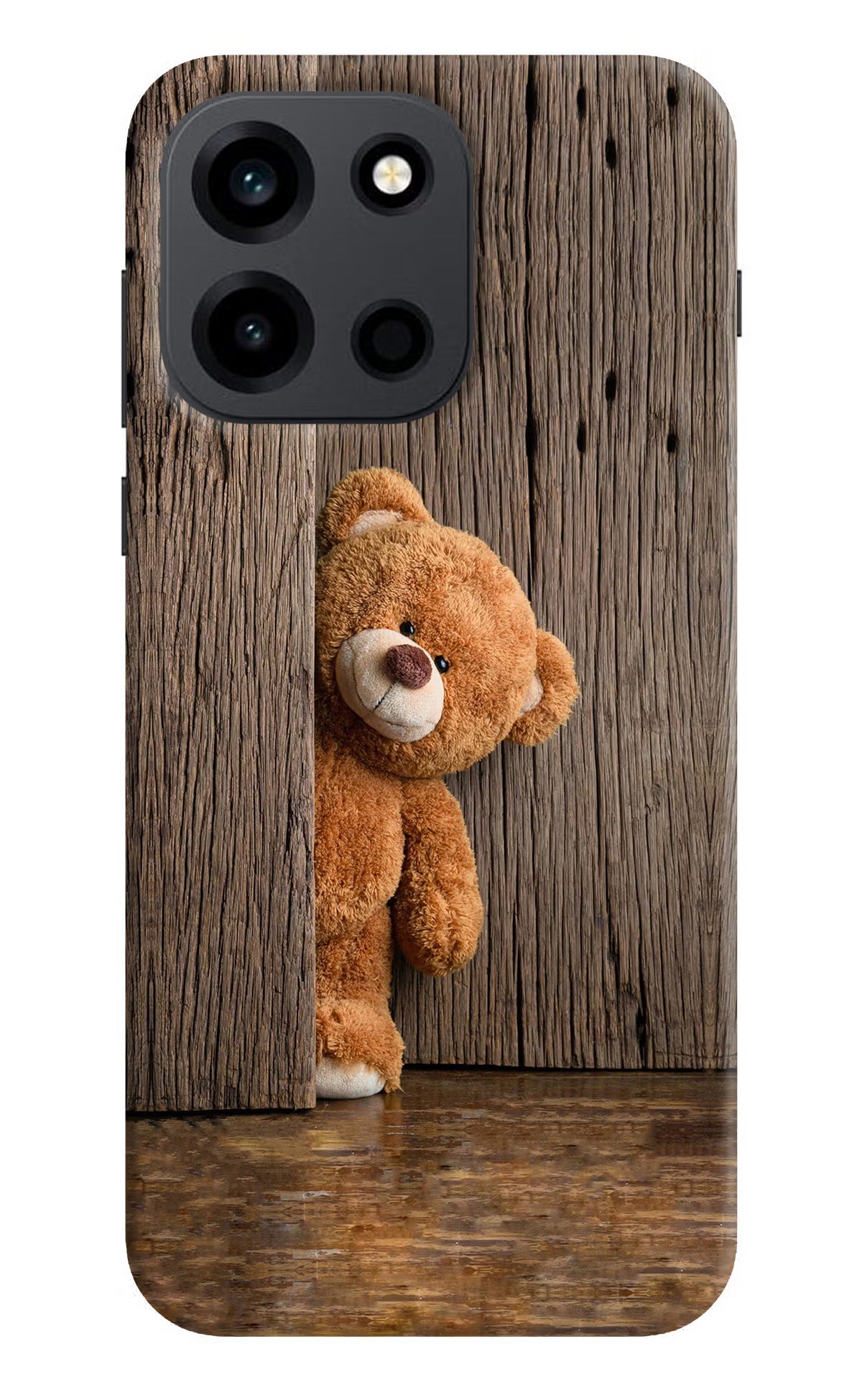 Teddy Wooden OnePlus Nord 6 Back Cover Hard Case - Hello Swanky