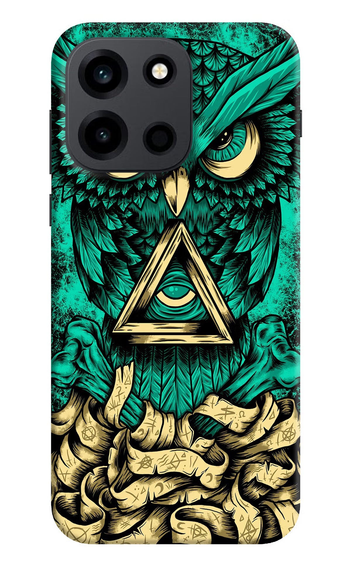 Green Owl OnePlus Nord 6 Back Cover Hard Case - Hello Swanky