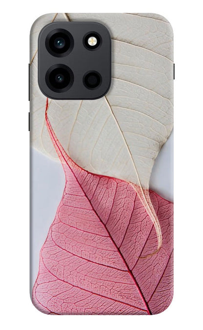 White Pink Leaf OnePlus Nord 6 Back Cover Hard Case - Hello Swanky