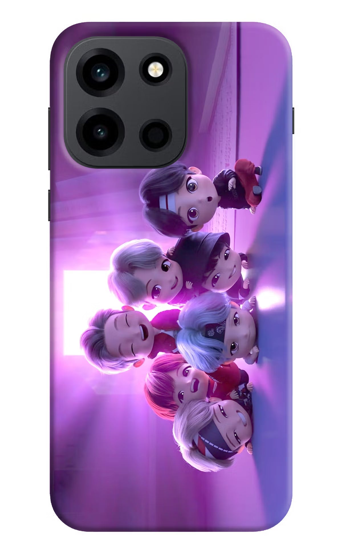 BTS Chibi OnePlus Nord 6 Back Cover Hard Case - Hello Swanky