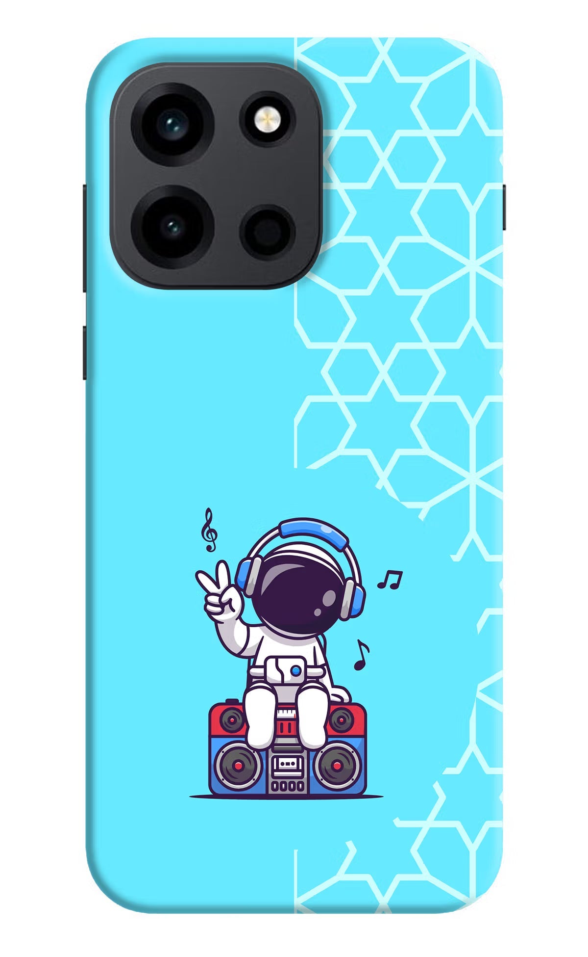 Cute Astronaut Chilling OnePlus Nord 6 Back Cover Hard Case - Hello Swanky