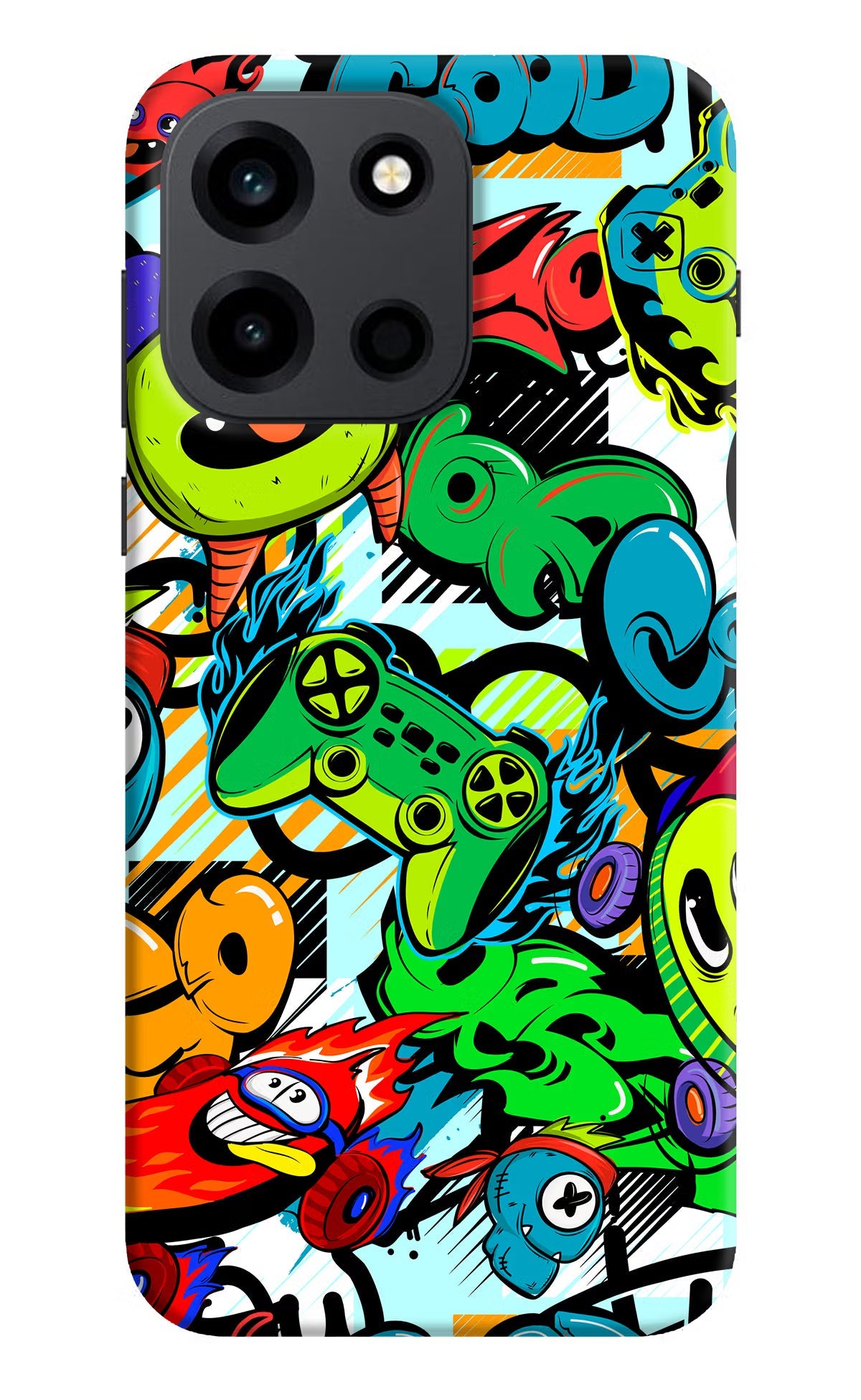 Game Doodle OnePlus Nord 6 Back Cover Hard Case - Hello Swanky