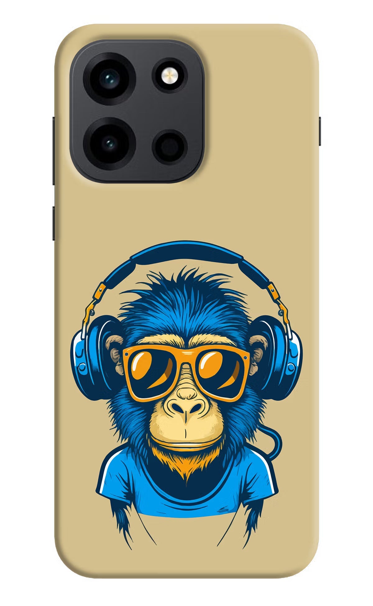 Monkey Headphone OnePlus Nord 6 Back Cover Hard Case - Hello Swanky