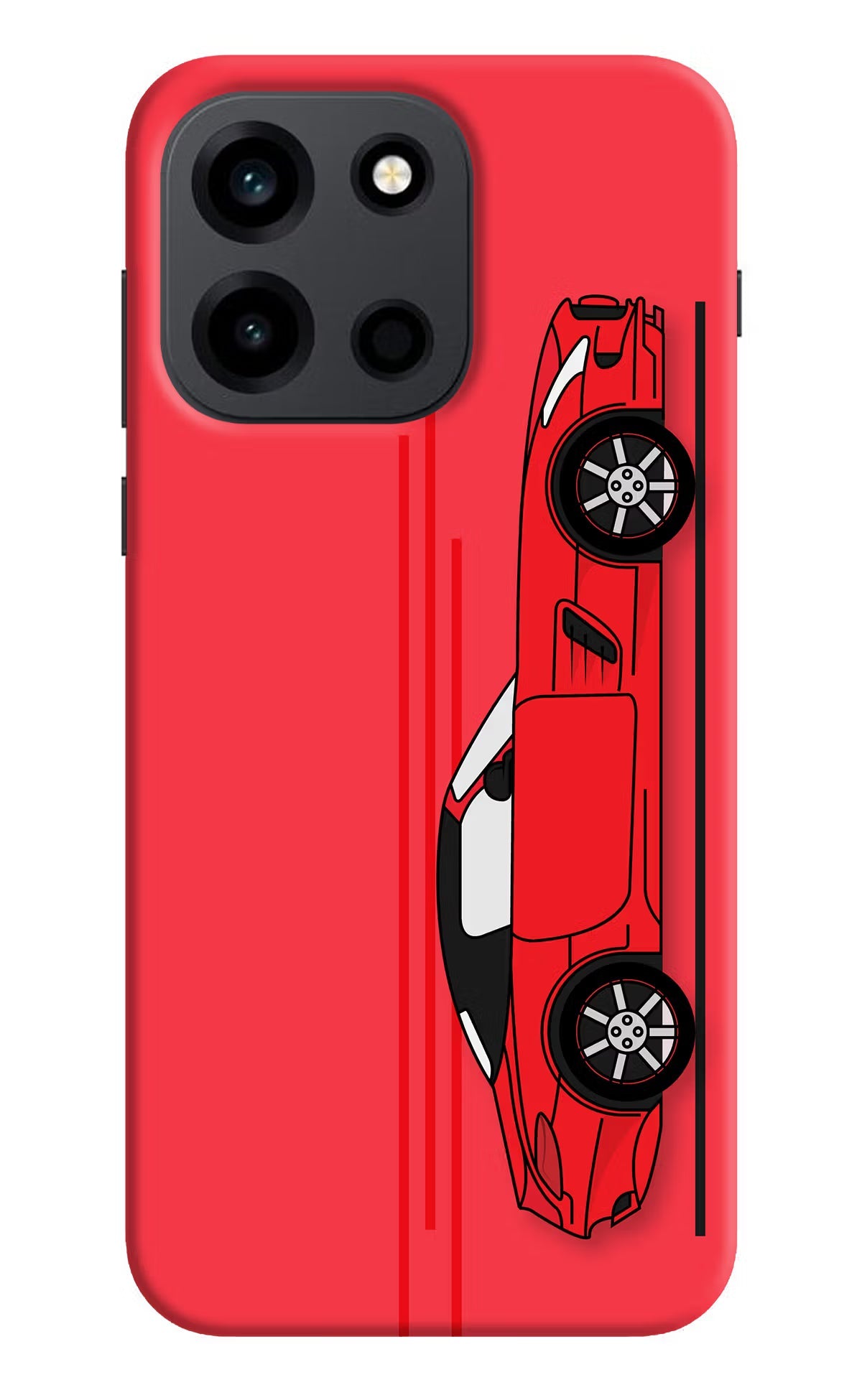 Red Velocity OnePlus Nord 6 Back Cover Hard Case - Hello Swanky