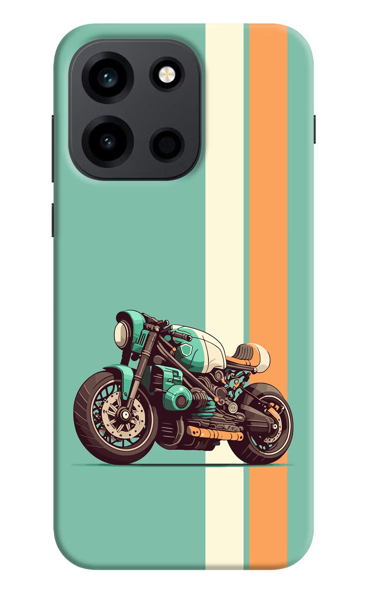 Striped Moto Drift OnePlus Nord 6 Back Cover Hard Case - Hello Swanky