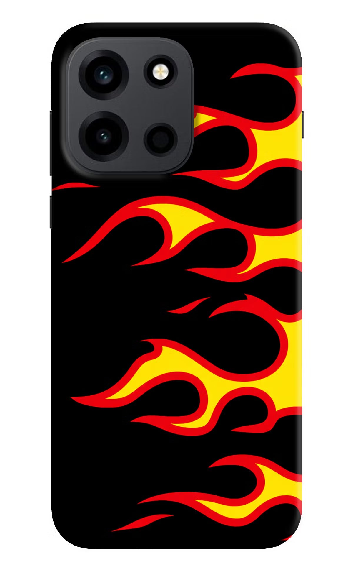 Side Sweep Flames OnePlus Nord 6 Back Cover Hard Case - Hello Swanky