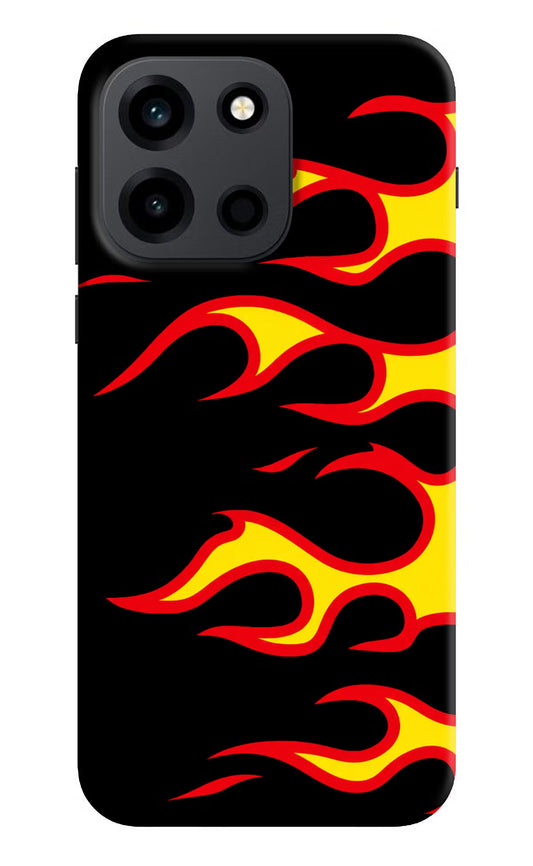 Side Sweep Flames OnePlus Nord 6 Back Cover Hard Case - Hello Swanky