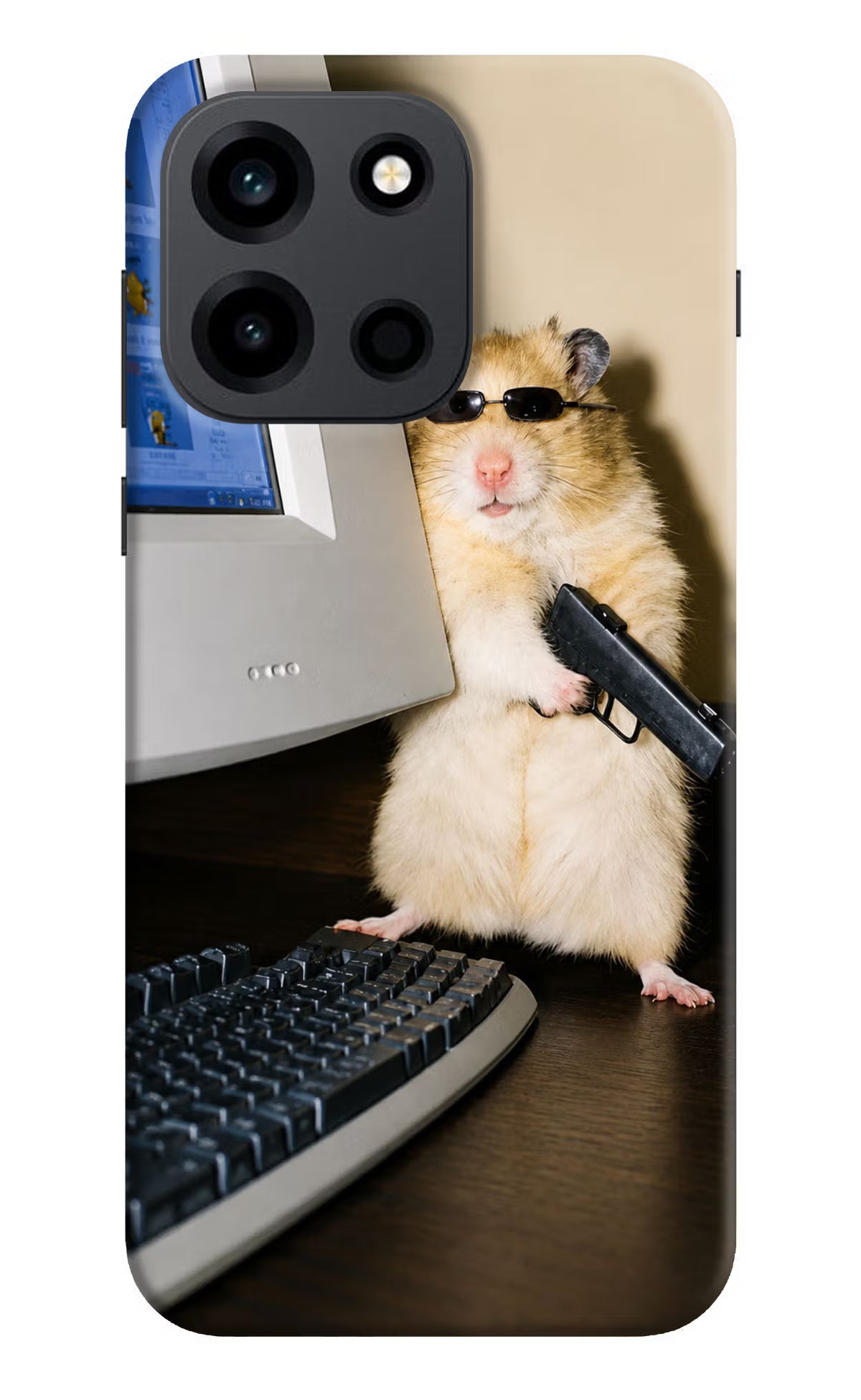 Hacker Hamster OnePlus Nord 6 Back Cover Hard Case - Hello Swanky