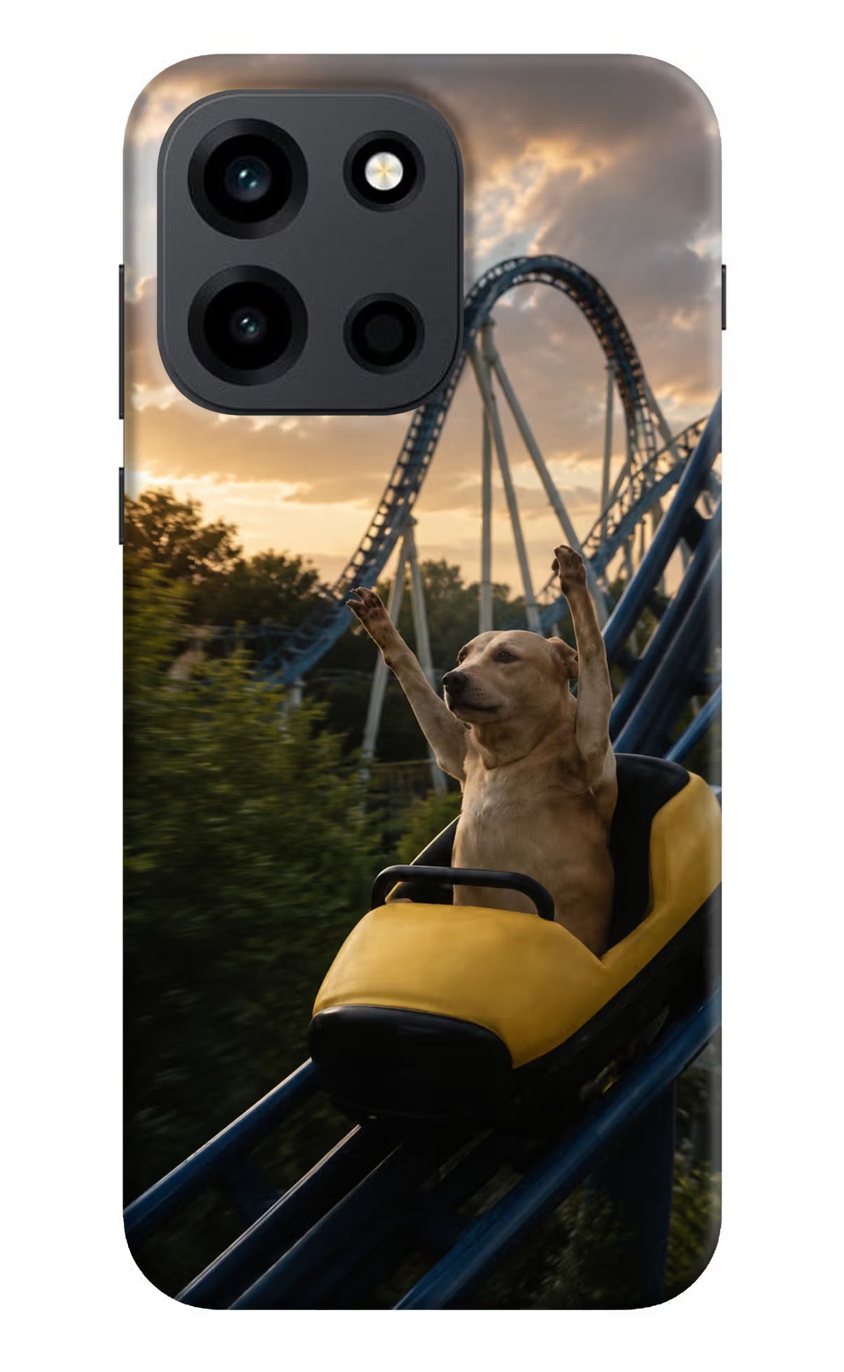 Rollercoaster Dog OnePlus Nord 6 Back Cover Hard Case - Hello Swanky