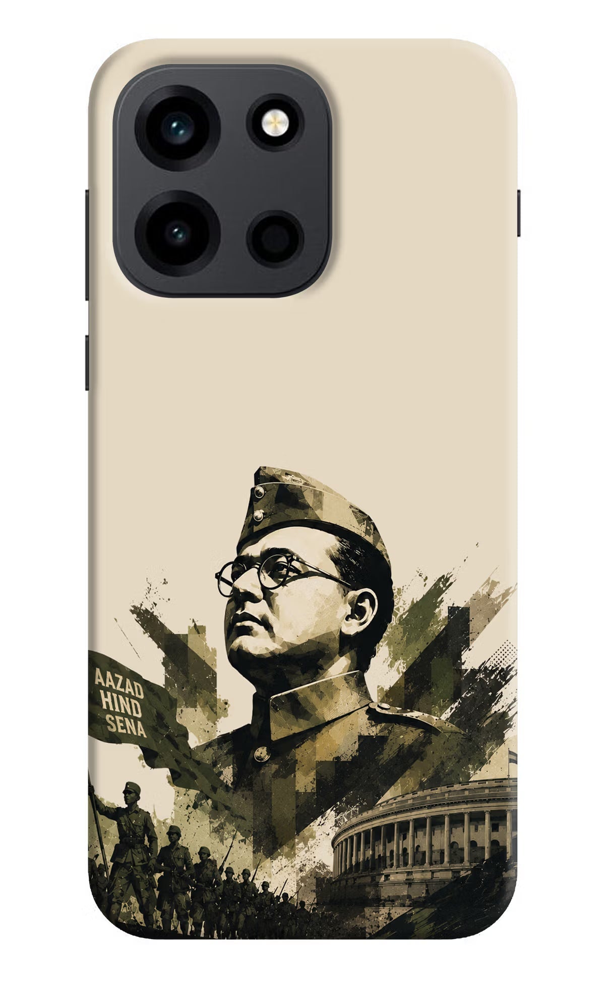 Netaji Rising OnePlus Nord 6 Back Cover Hard Case - Hello Swanky