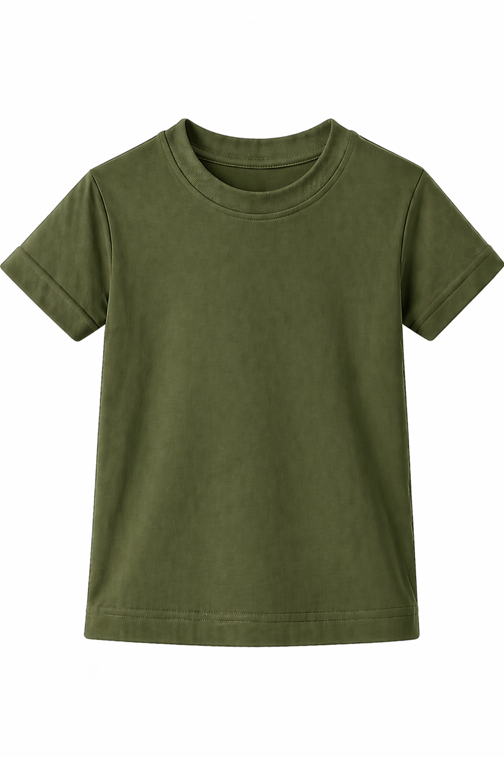 Bulk Unisex Olive Green Kid's T-Shirts Soft Durable T-Shirt