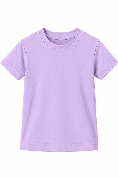 Bulk Unisex Lavender Kid's T-Shirts Comfortable & Trendy Wear