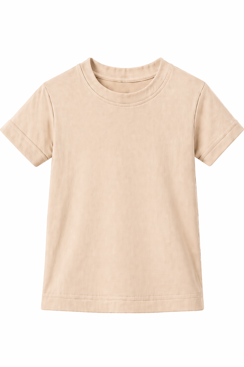 Bulk Unisex Beige Kid's T-Shirts Soft Cotton & Comfortable