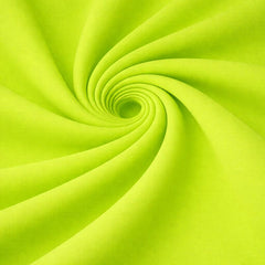 Bulk Neon Green 100% Polyester Round Neck T-Shirt
